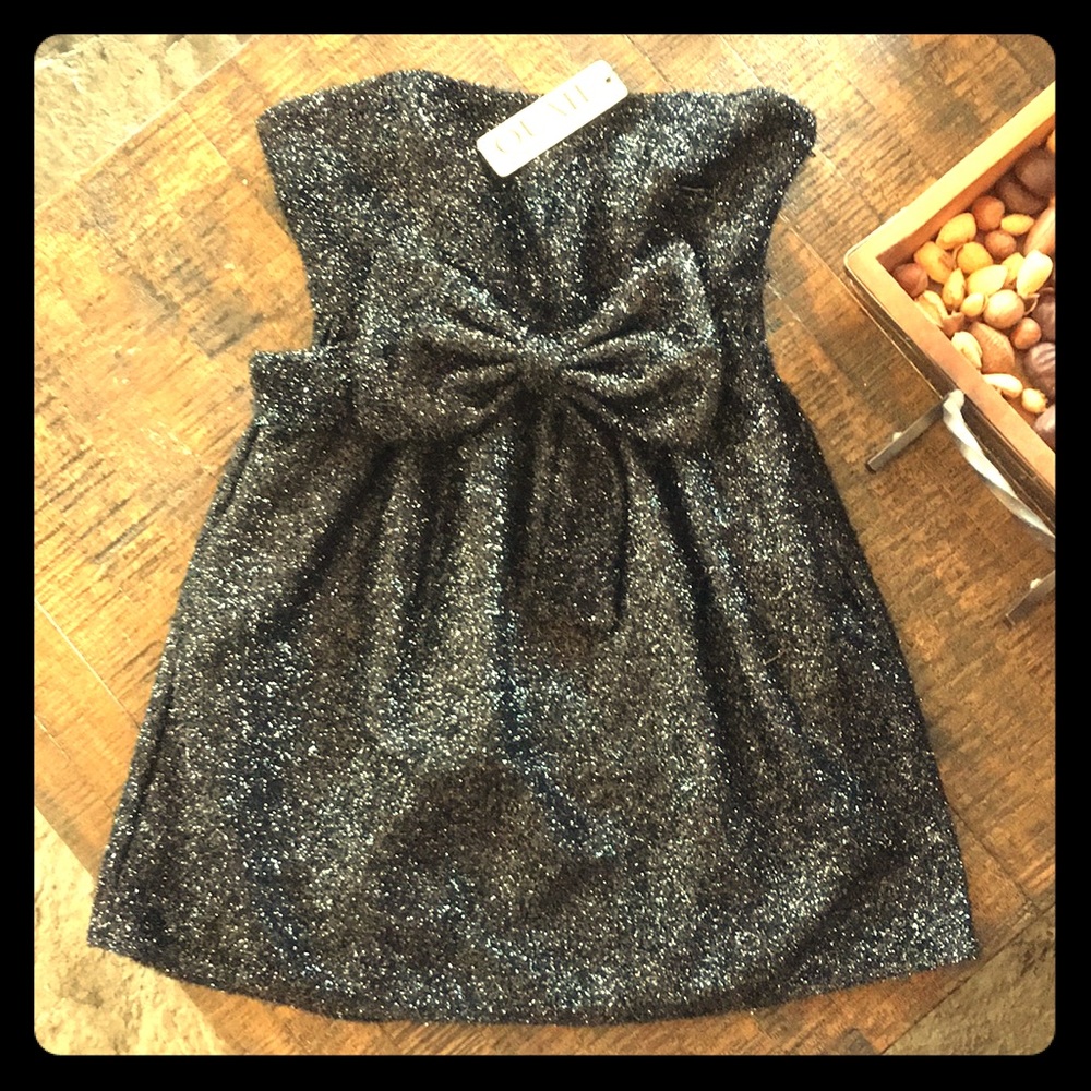 Quail Black Mini Cocktail Dress